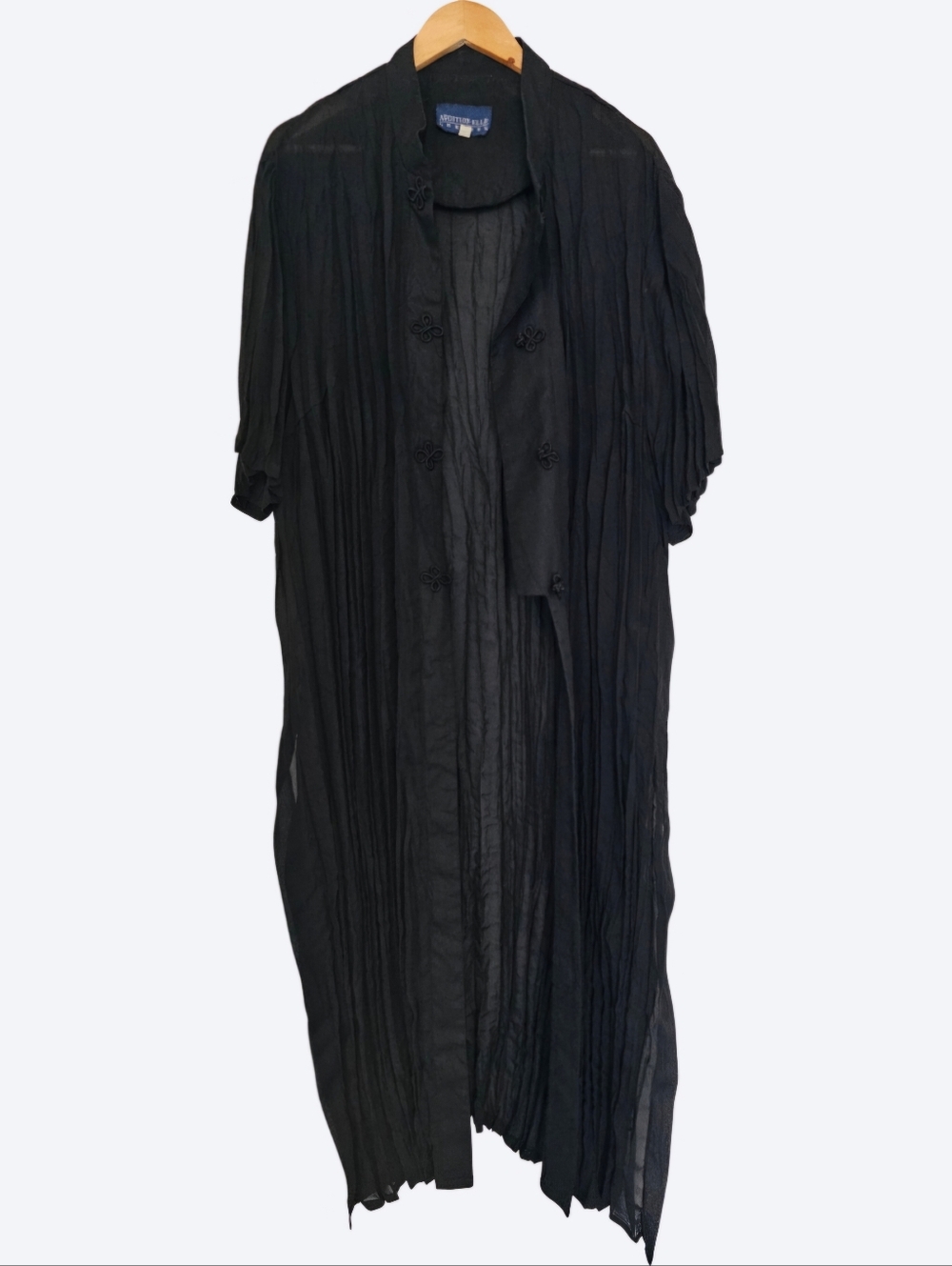 Addition-Elle Black Kimono Style Cardigan